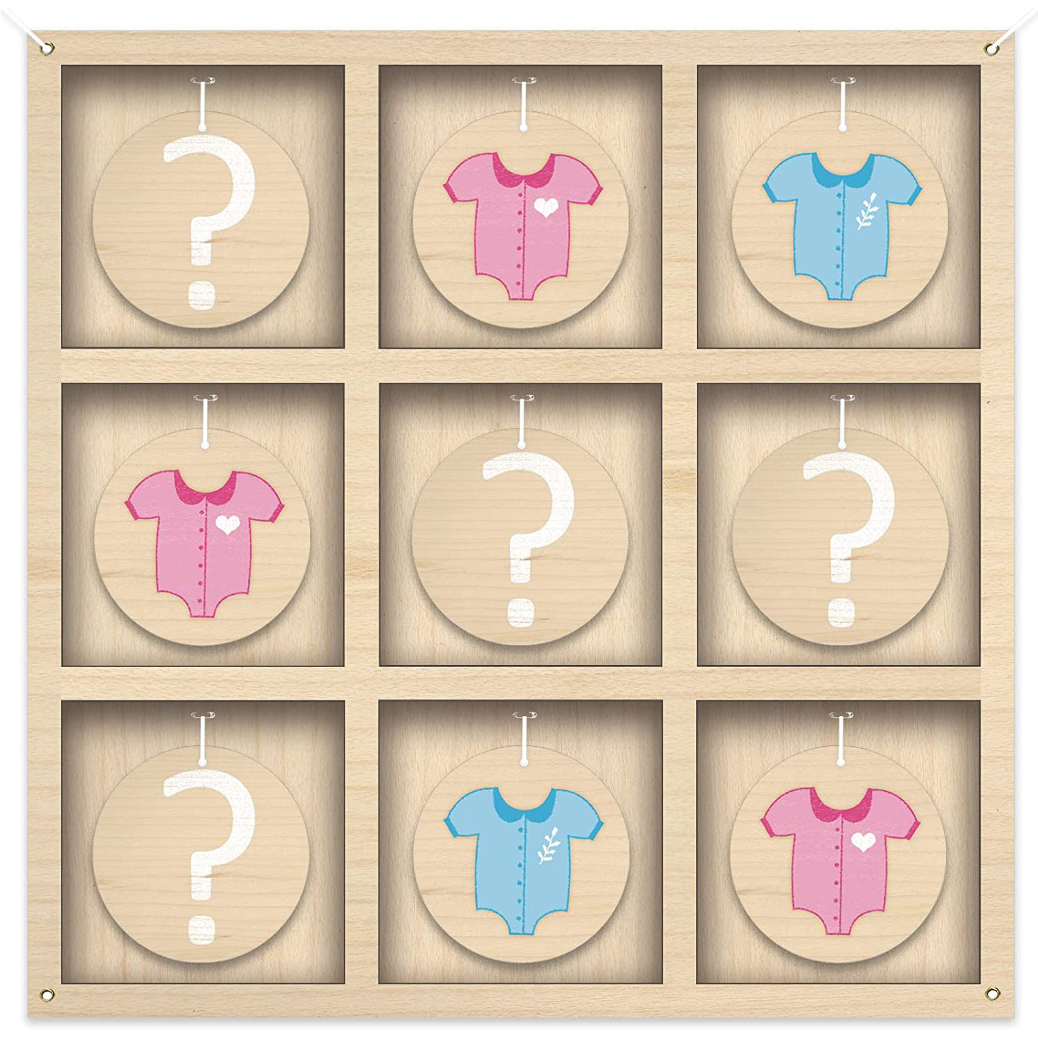 Title 1, Baby Gender Reveal Party Game Props