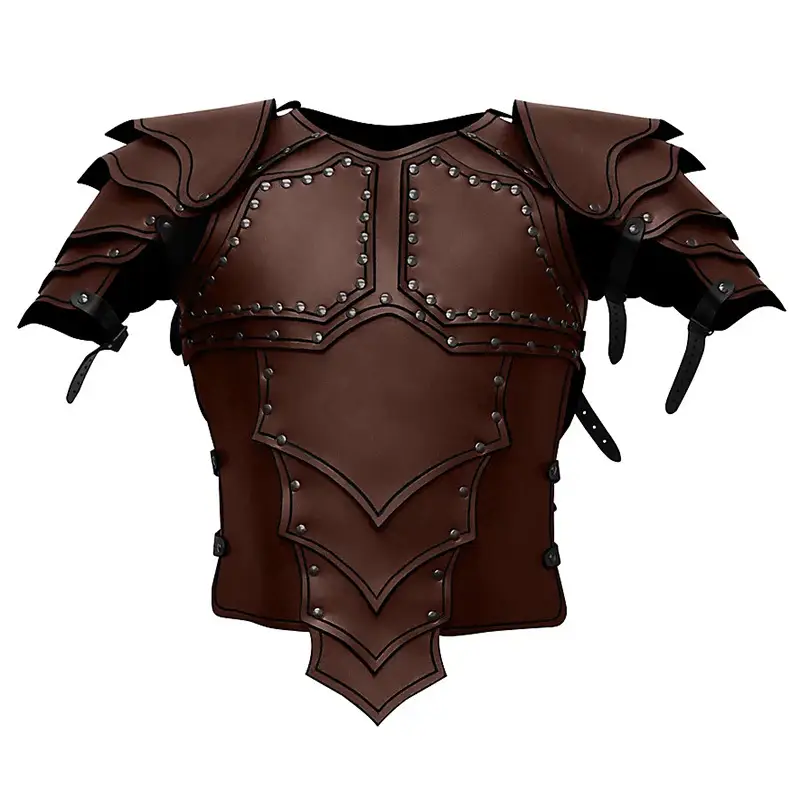 Faux Leather Armour Vest, photo 2
