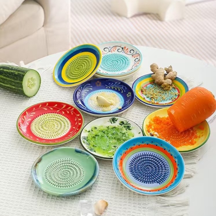 Ceramic Ginger Grater Fresh Ginger And Garlic Mincer