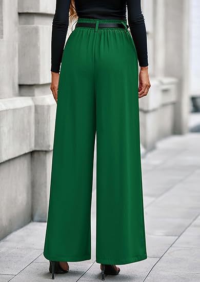 Women's drape pants – gray colorway smart casual outfit