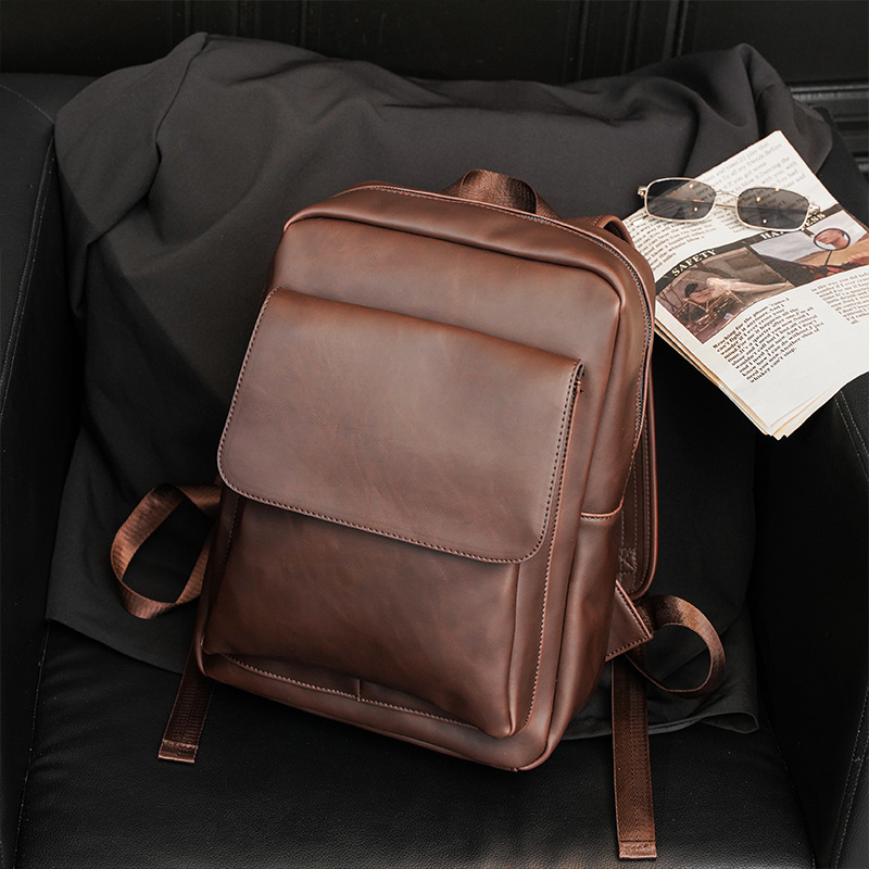 Retro Casual Korean-Style Fashionable Mens Backpack