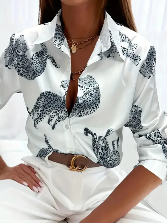 Women's Long sleeved Blouse Sexy Fashion 07 Style 4Xl - Shop at LoveMi