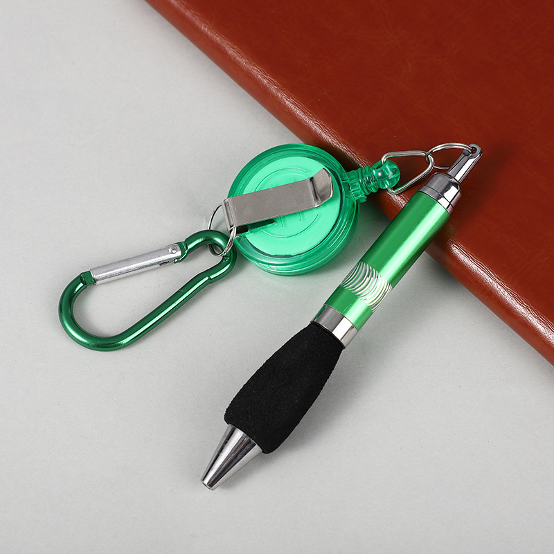 Title 8, Metal Line Drawing Pen Drawstring Ballpoint Pen...