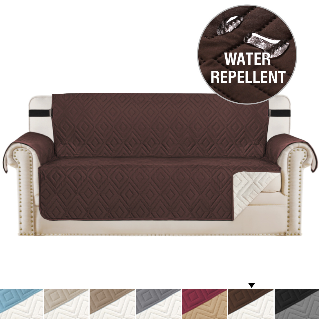 Recycled Grid Breathable Thickened Waterproof Pet Sofa Cush…