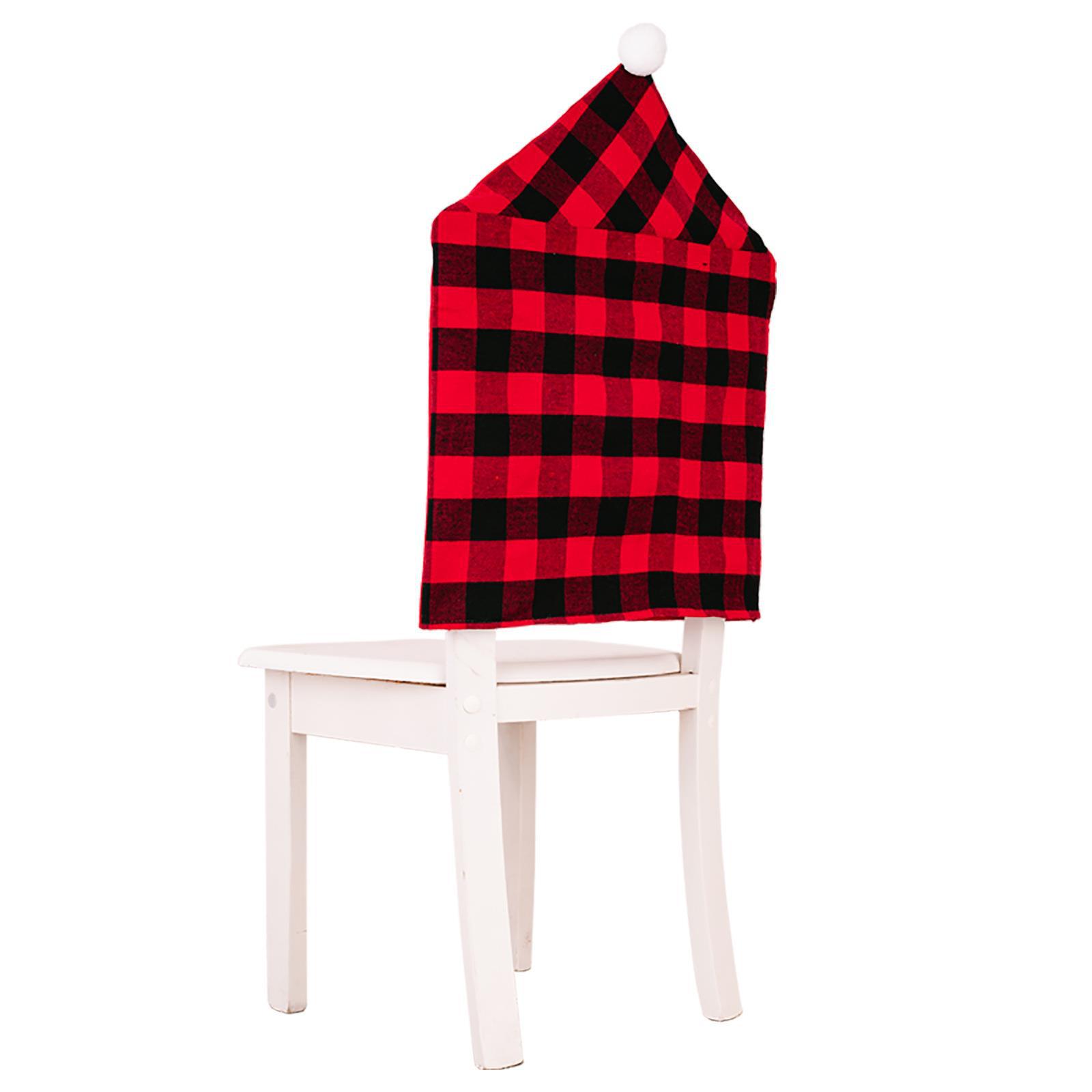 Red And Black Chair Cover