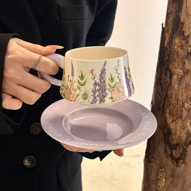 Retro Office Water Cup High-value Coffee Mug For Girls — foto 3