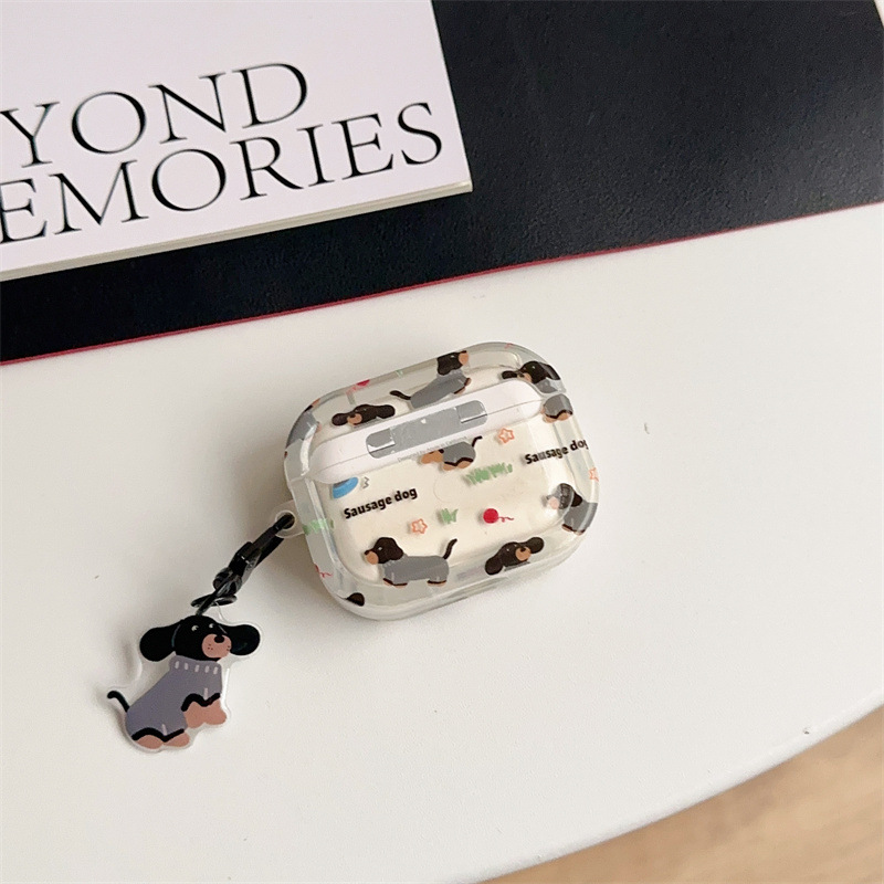 Creative Personality Cartoon Sweater Sausage Dog Bluetooth Headset Pro Protective Cover - Image 6