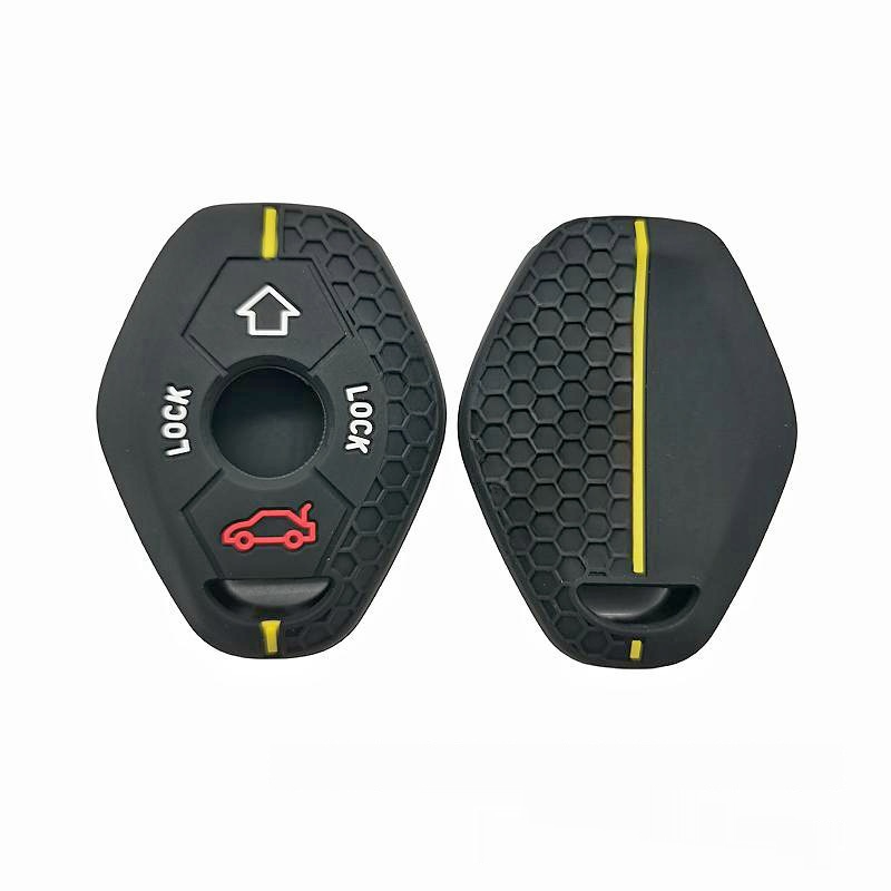 Honeycomb Pattern Silicone Car Key Set - Image 2