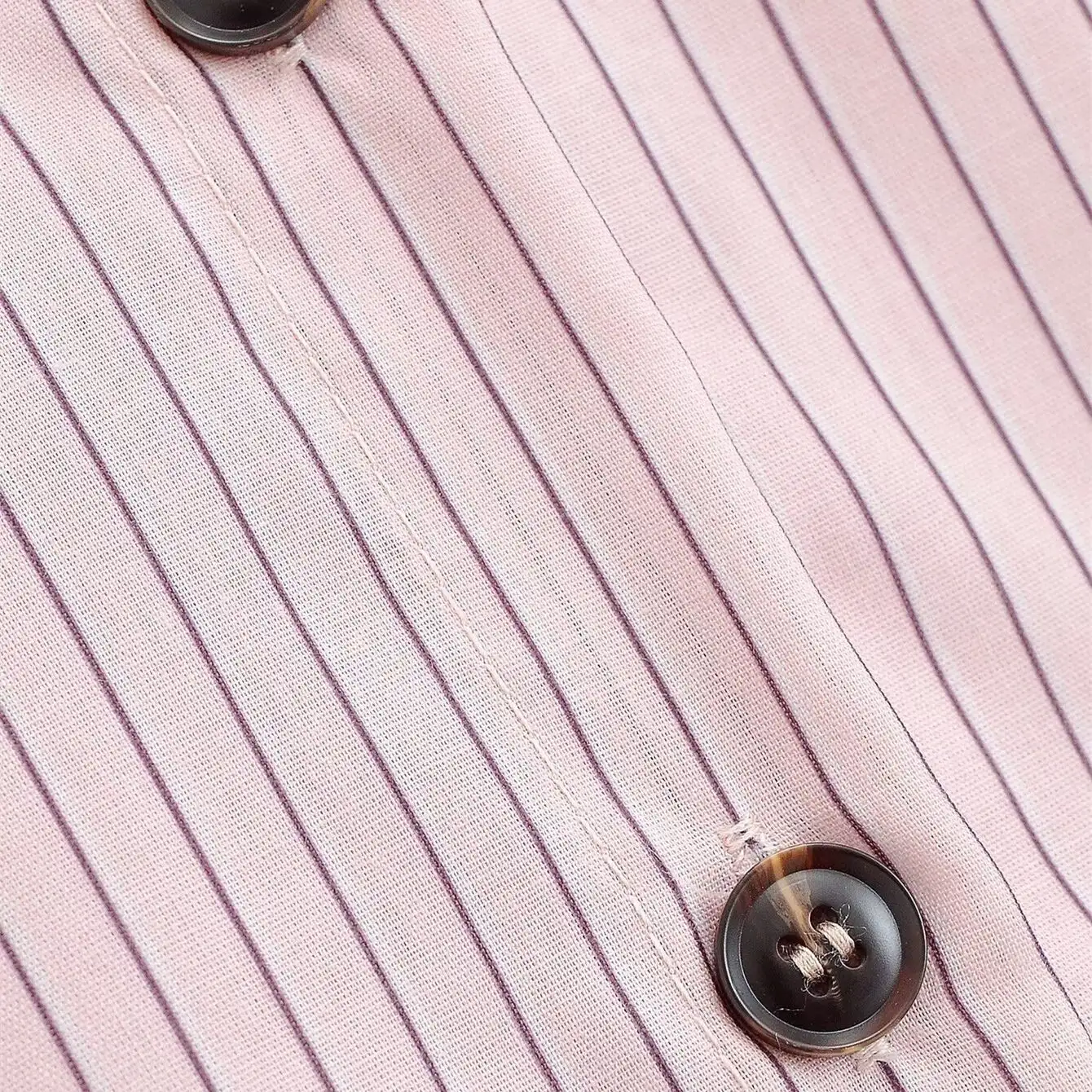 Sweet And Trendy Irregular Striped Turtleneck Shirt