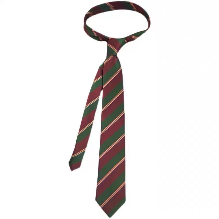 Title 2, Striped Tie Retro Style Contrast Color