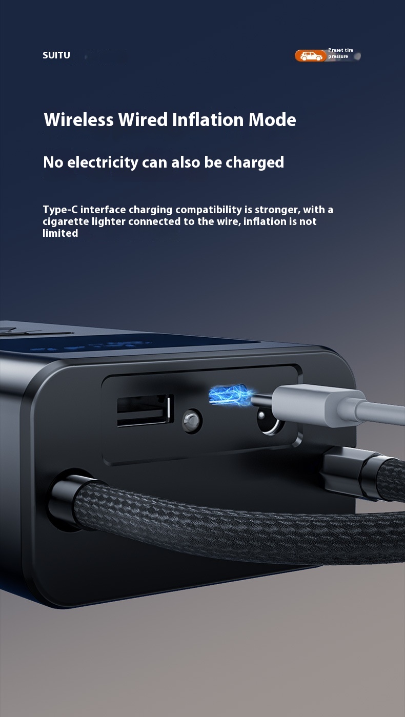 Portable Small Wireless Digital Display Car Inflatable - Image 2