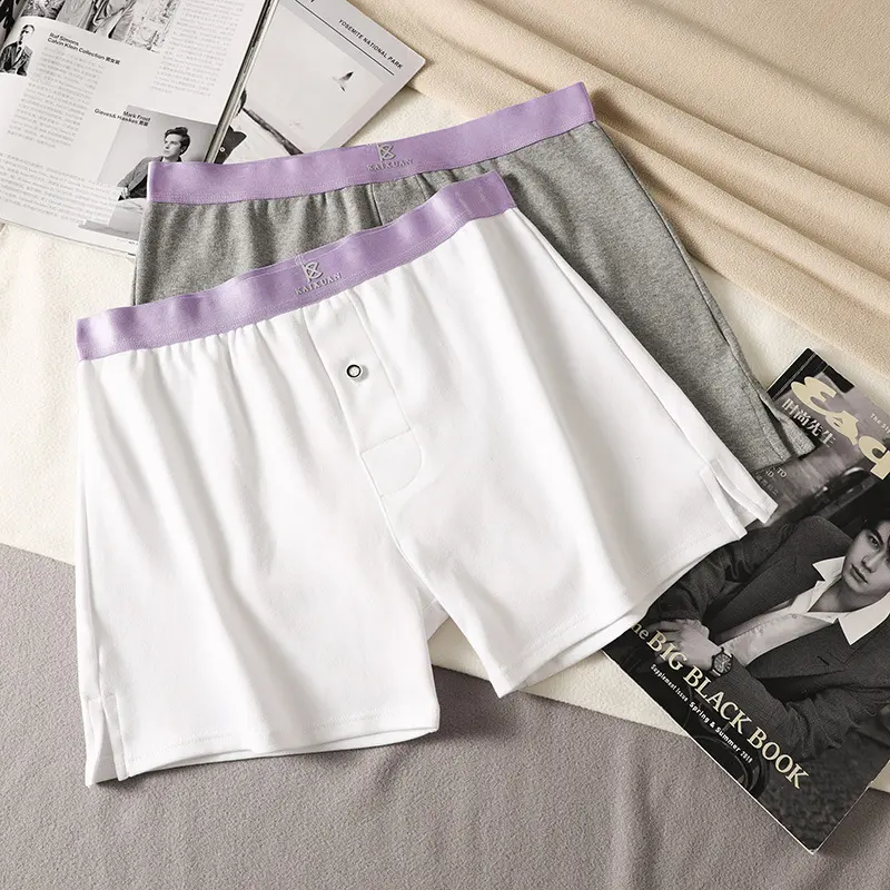 Men's Cotton Loose Boxer Shorts Plus Size