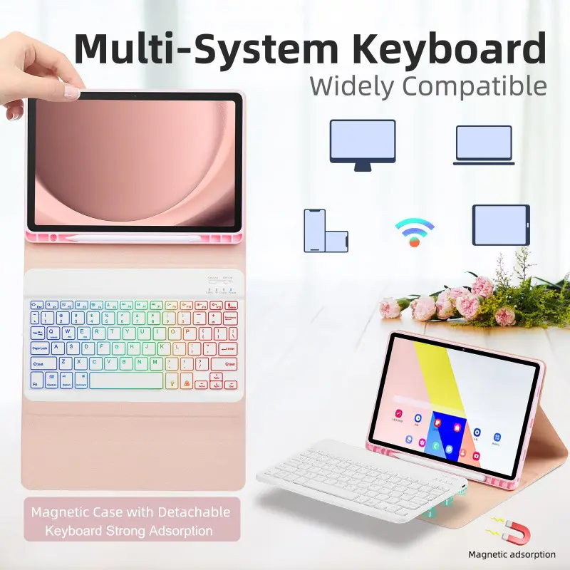 Magnetic Bluetooth Keyboard Case