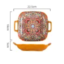 9Inch Binaural Square Plate