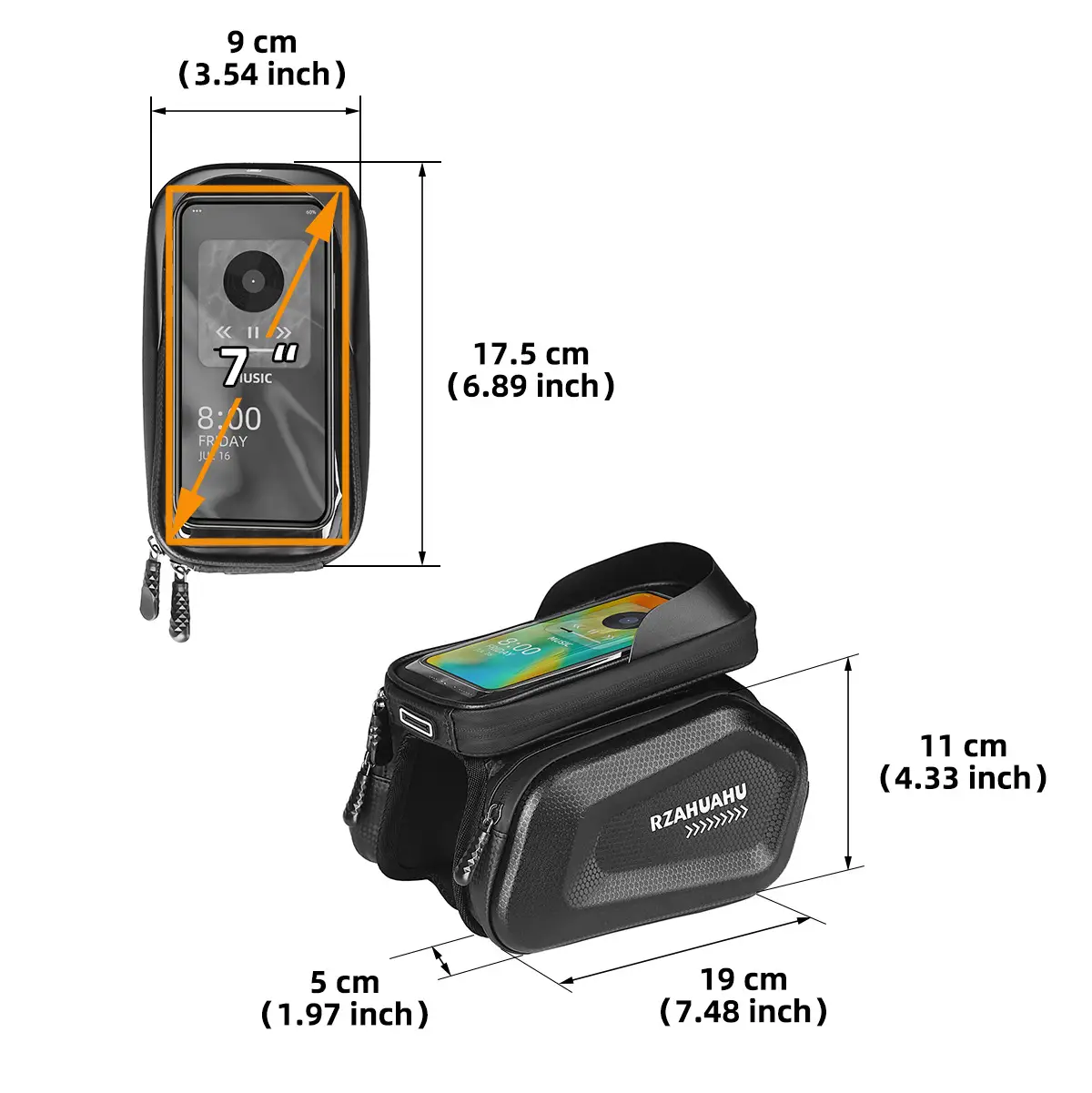 Mountain Bike Dual Bag Phone Bag Cycling Gear