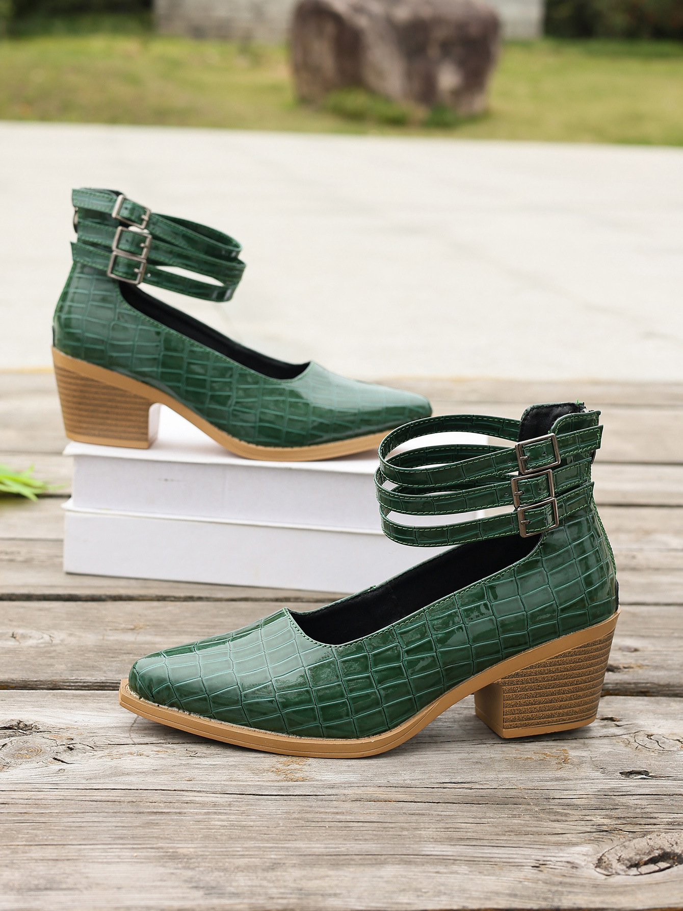 Women's Fashion Zipper High-Heel Pumps 37 f3aefce3 19d8 4c5f b893 25c5b9e167f5