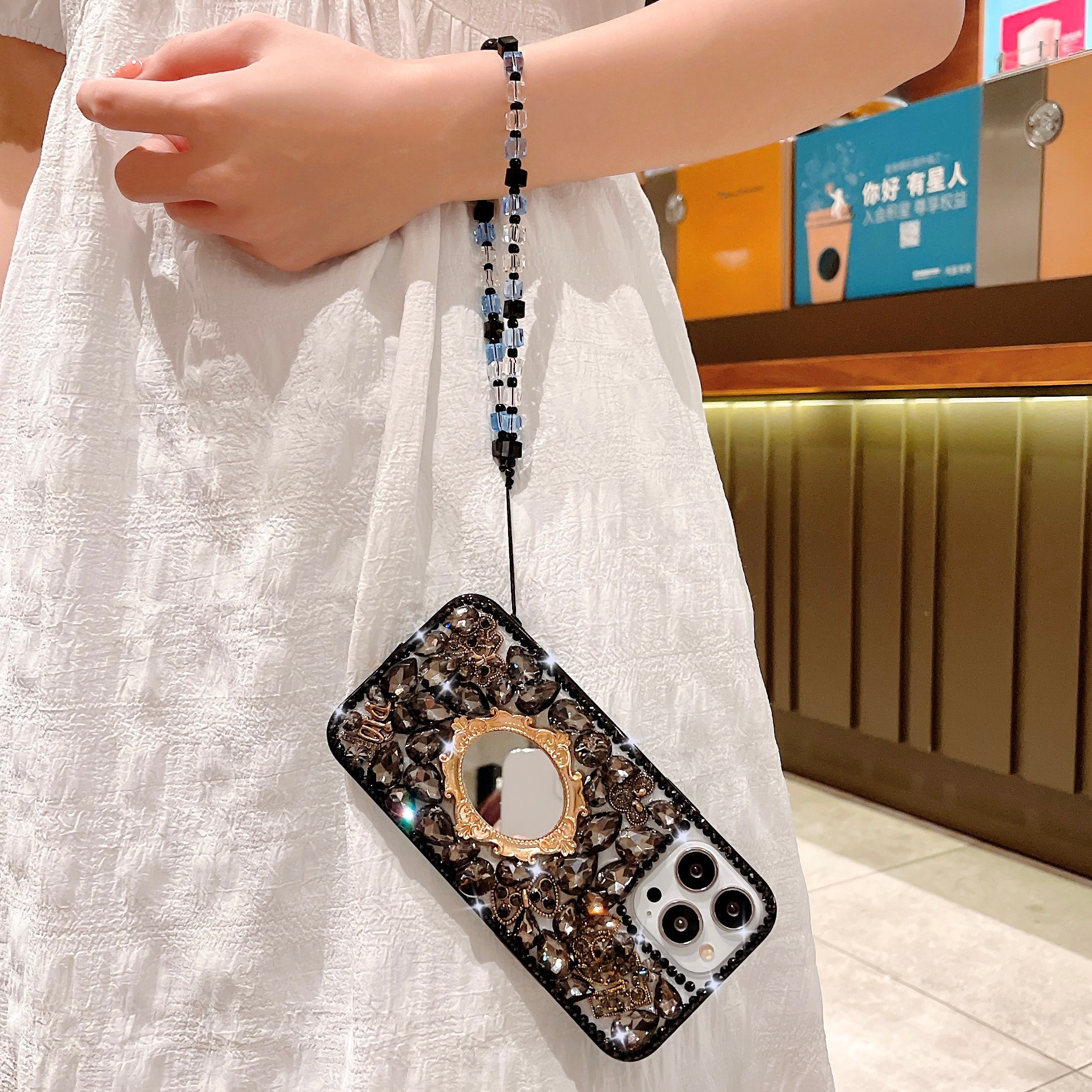 Women's Rhinestone Cover Luxury All-inclusive Protective Case - Image 11