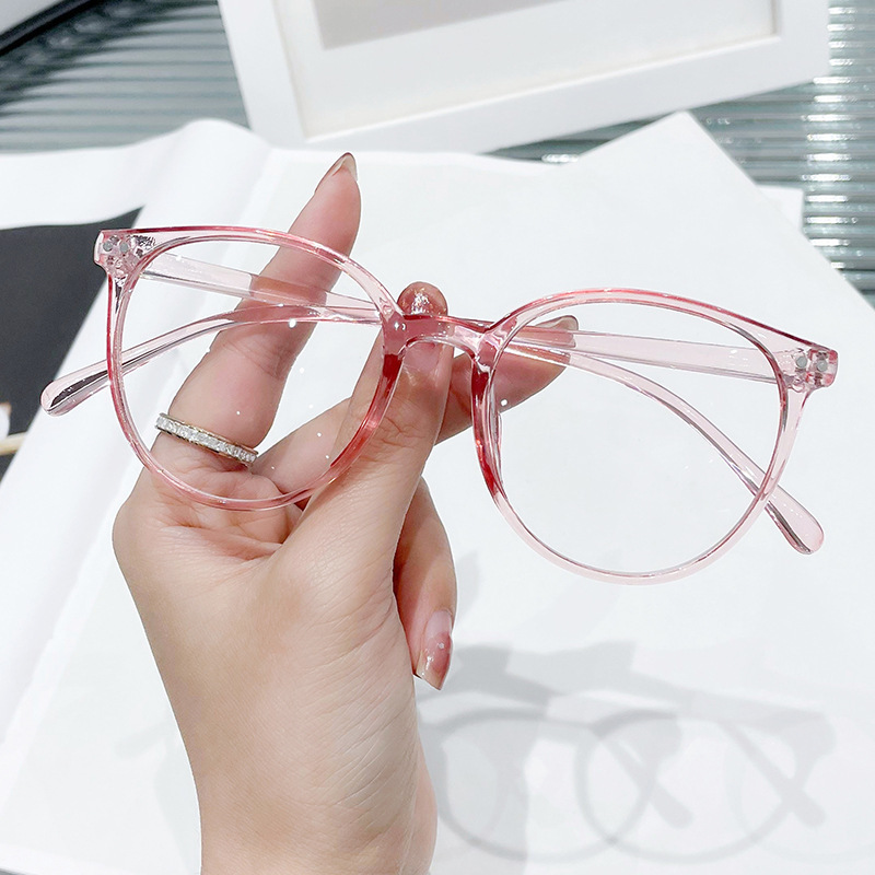 Round Frame Frame Vintage Myopia Glasses Frame Anti-blue Light - Image 8