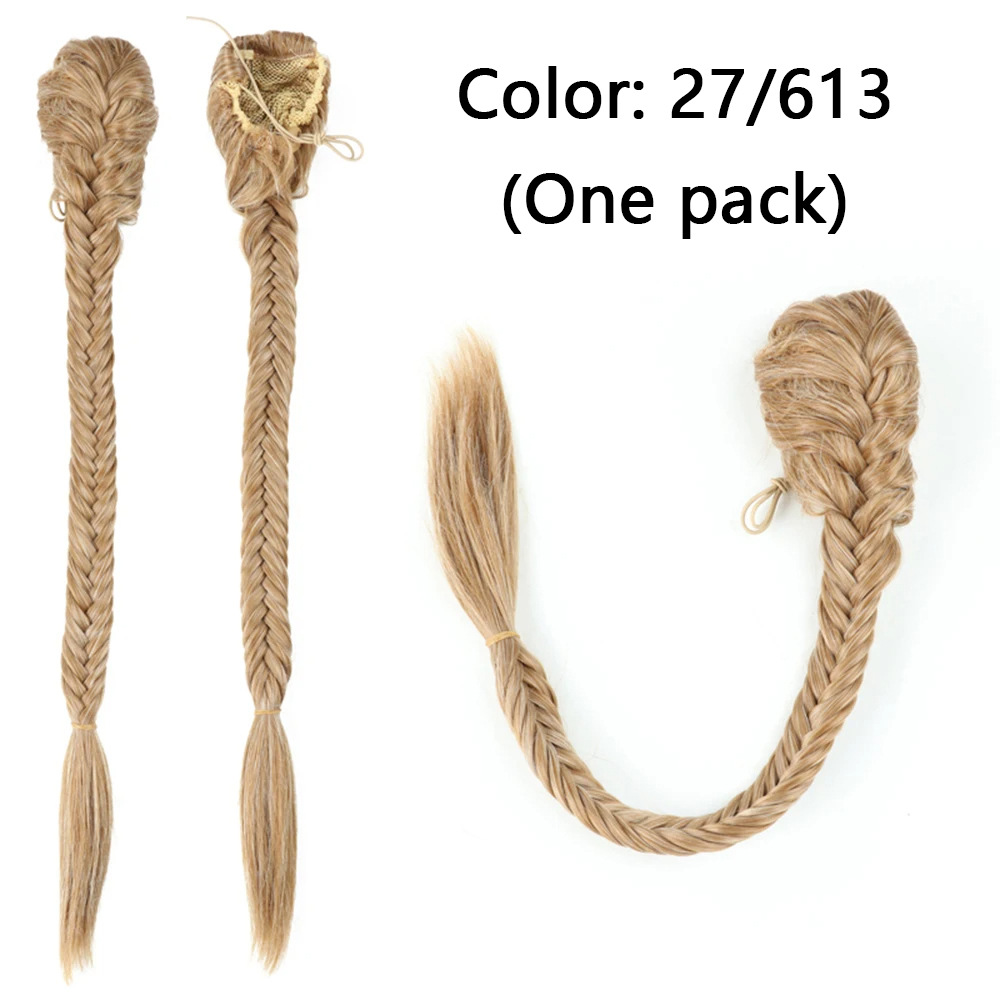 Synthetic Braided Fishtail Horse Tail Women's Wig 14