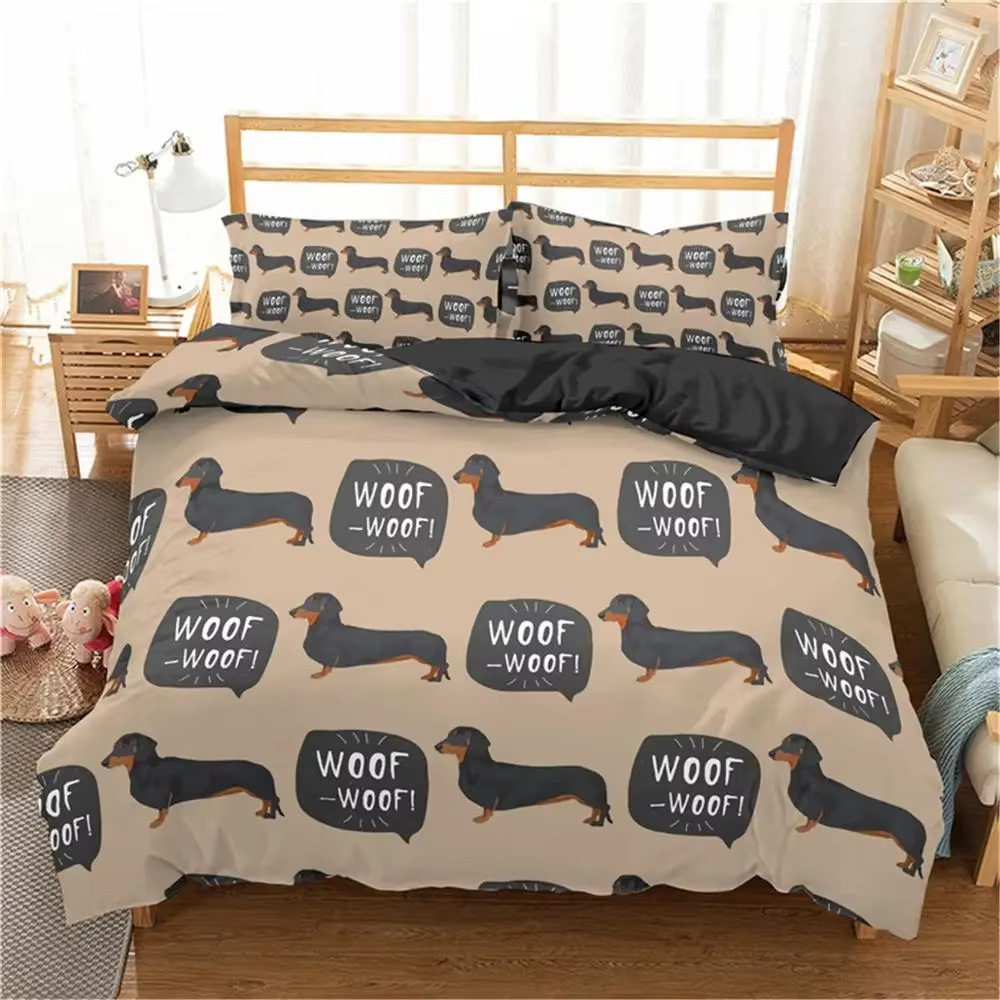 Dachshund Duvet Cover Set, picture 5 of 5