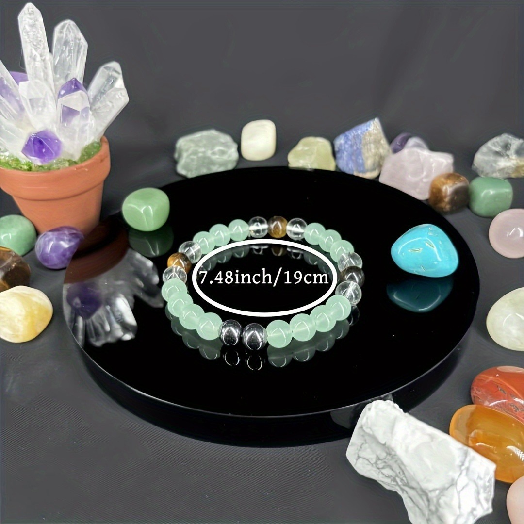 Tiger Eye And Clear Quartz Bracelet