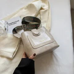 Retro All-match Commuting One-shoulder Crossboby Bag - Khaki - View 1