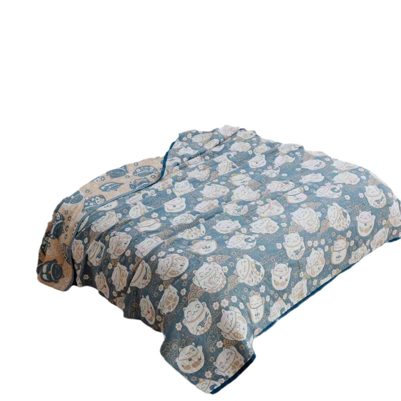 Cotton Gauze Throw Blanket