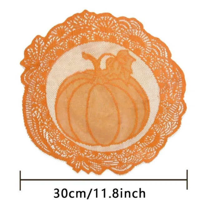 Pumpkin Placemat Woven For Home And Dining Pumpkin Flowers - Shop at LoveMi