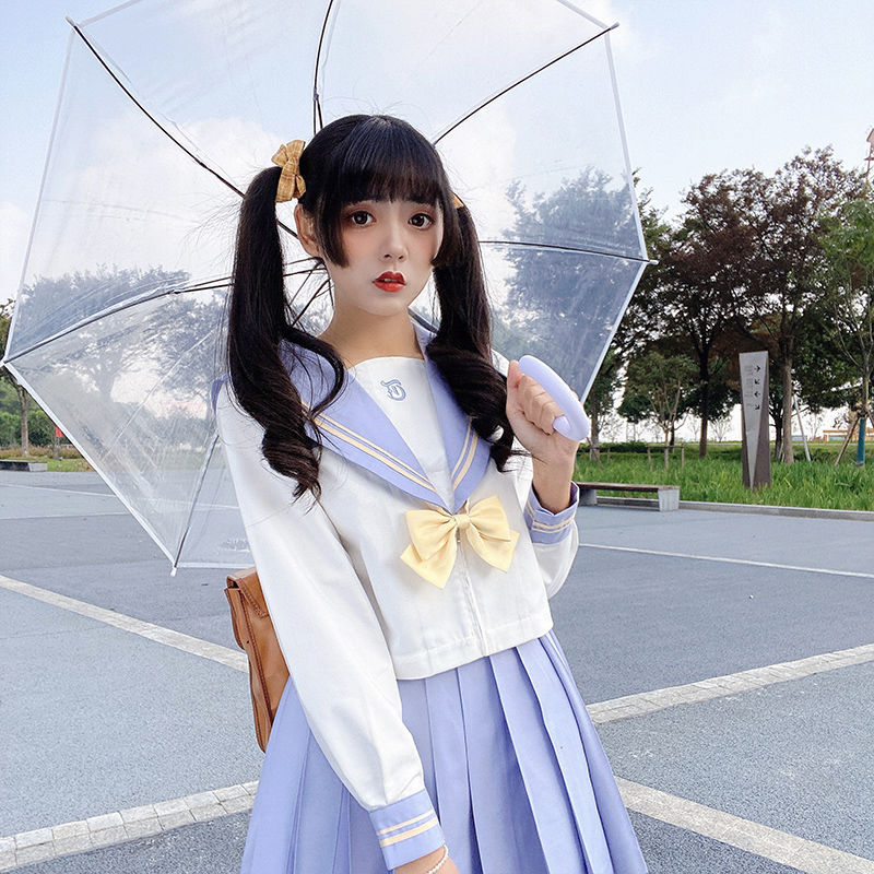 Uniform Skirt Sailor Suit Girls Girlfriends Clothes