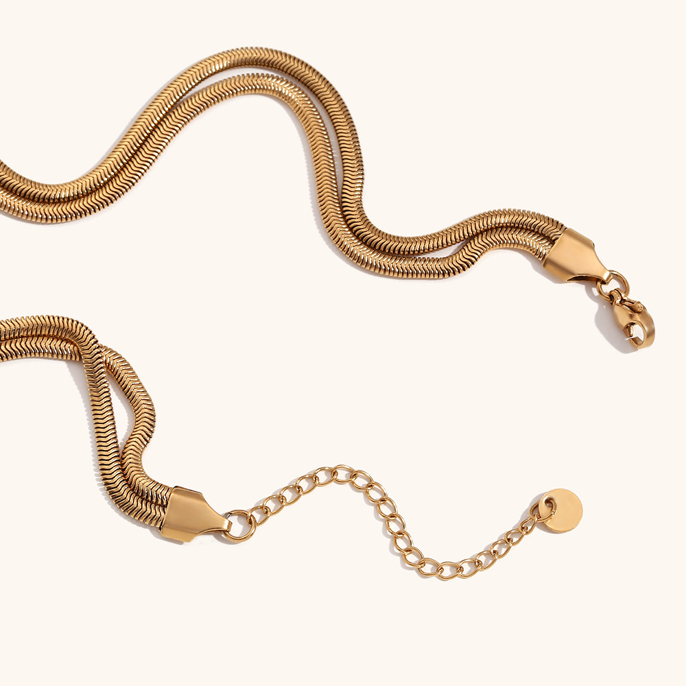 Women's Double-layer Snake Chain Necklace