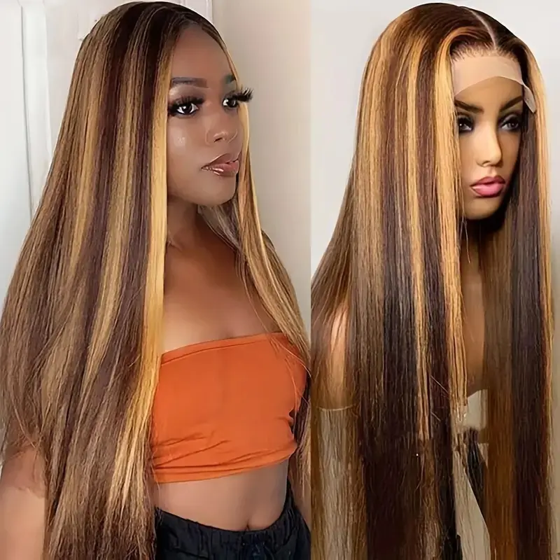 Women's Fashionable Lace Front Straight Hair High-Temperature