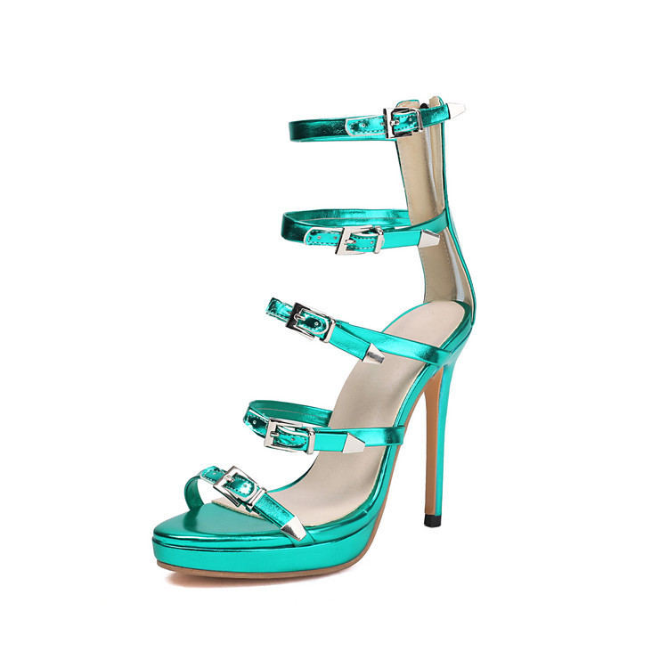 Pointed Toe Stiletto Sandals, picture 2 of 7