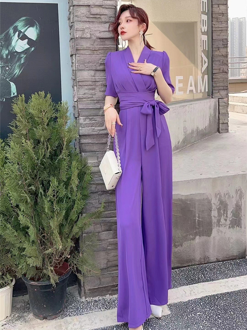 Title 11, Elegant Temperament Pure Color High Waist Slimm...