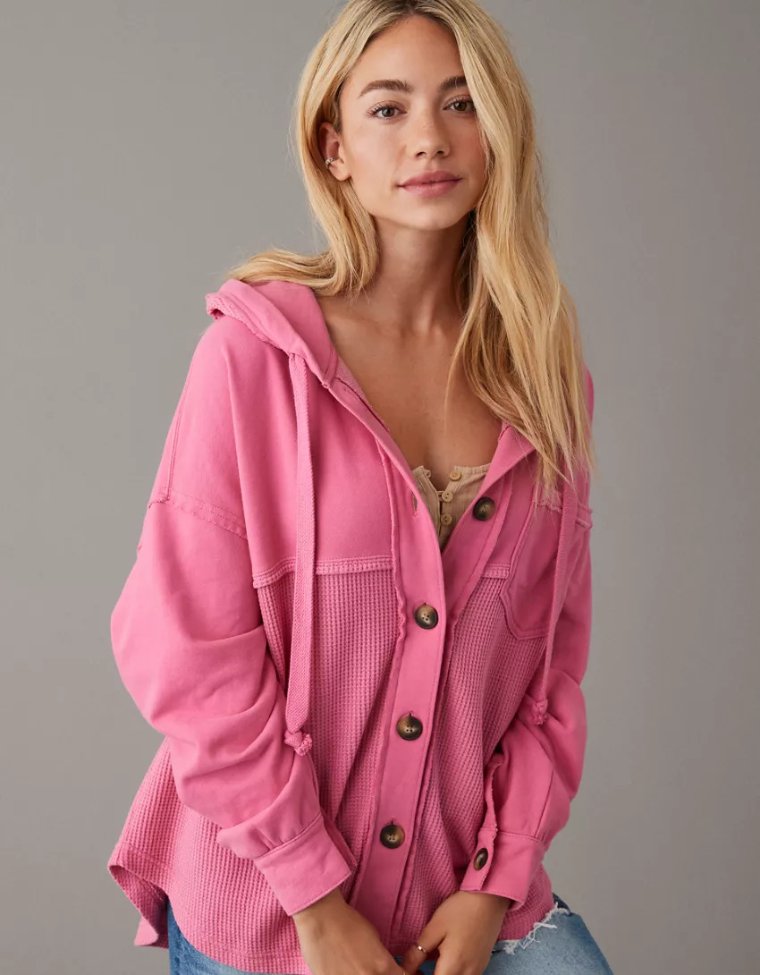 European And American Leisure Style Solid Color Long Sleeve