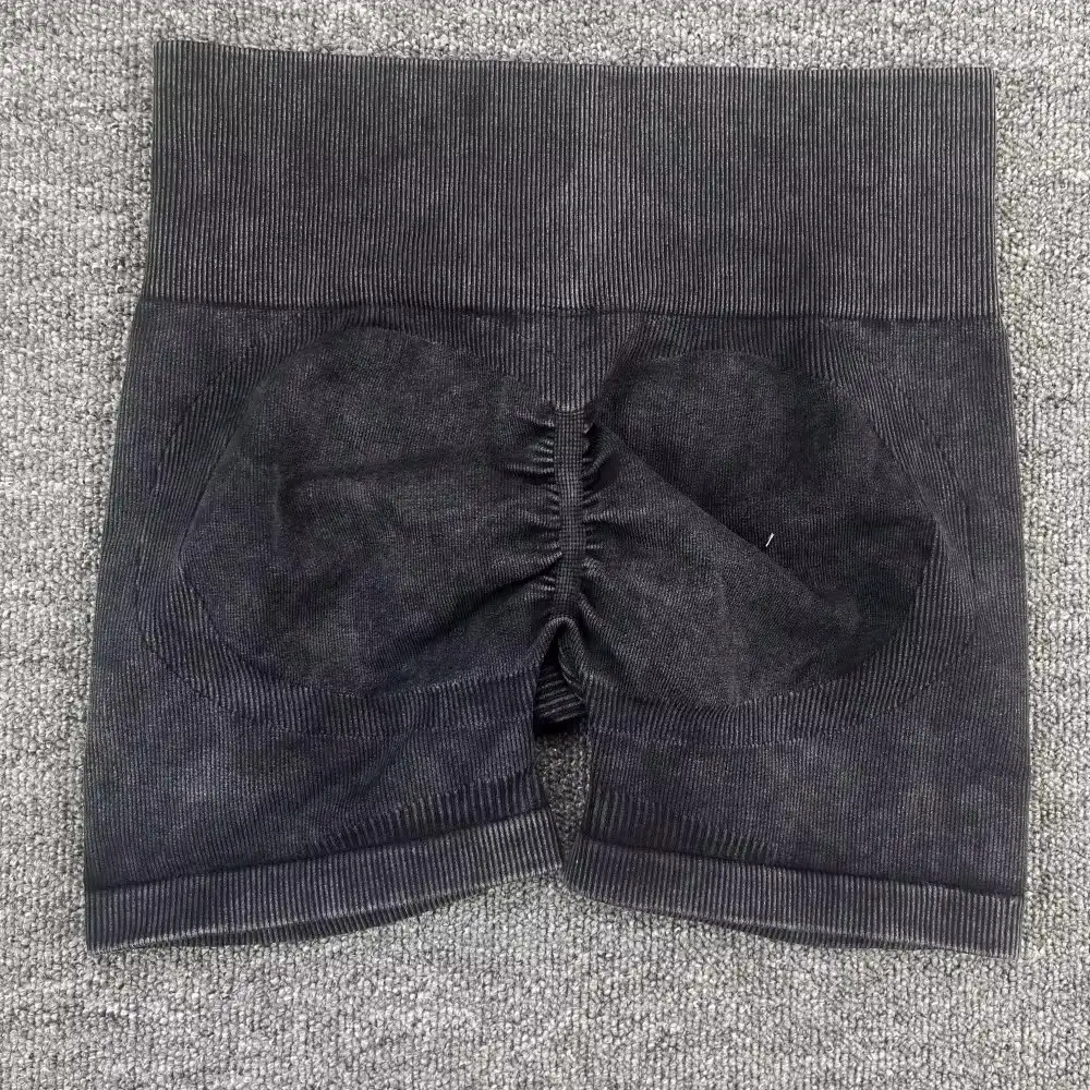 Seamless Knitted Top And High-waisted Butt-lifting Workout Yoga Pants