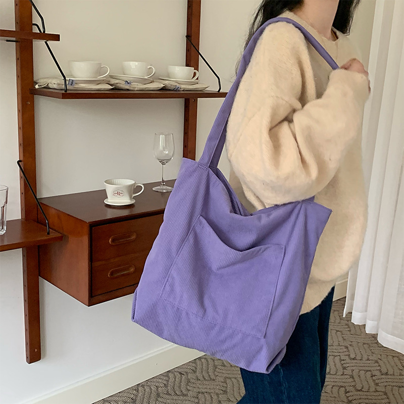 Corduroy Shoulder Bag