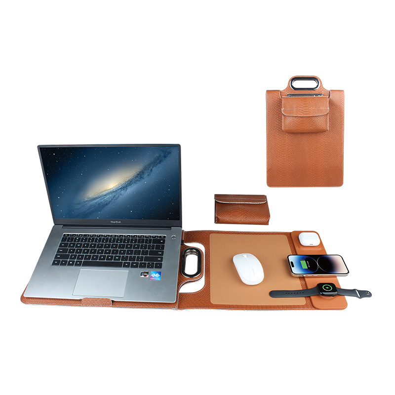 Leather Portable Laptop Sleeve