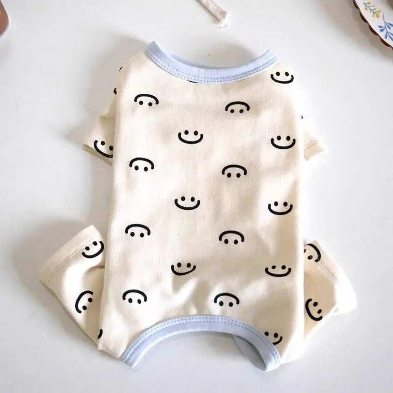Belly Contracting Four-legged Pet Clothing Teddy Bichon