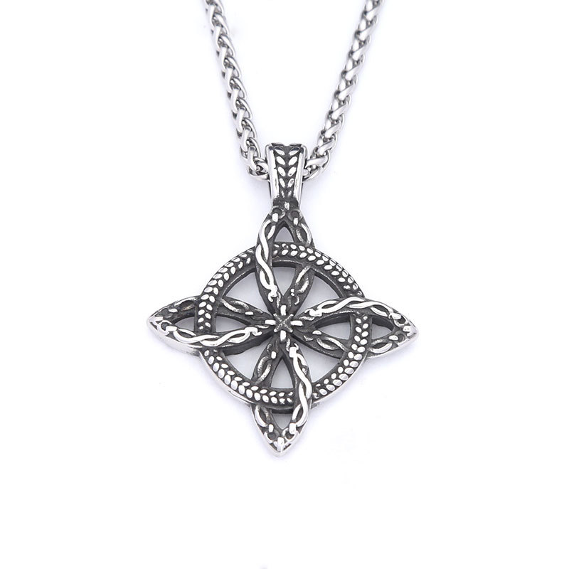 Stainless Eternal Knot Pendant Necklace