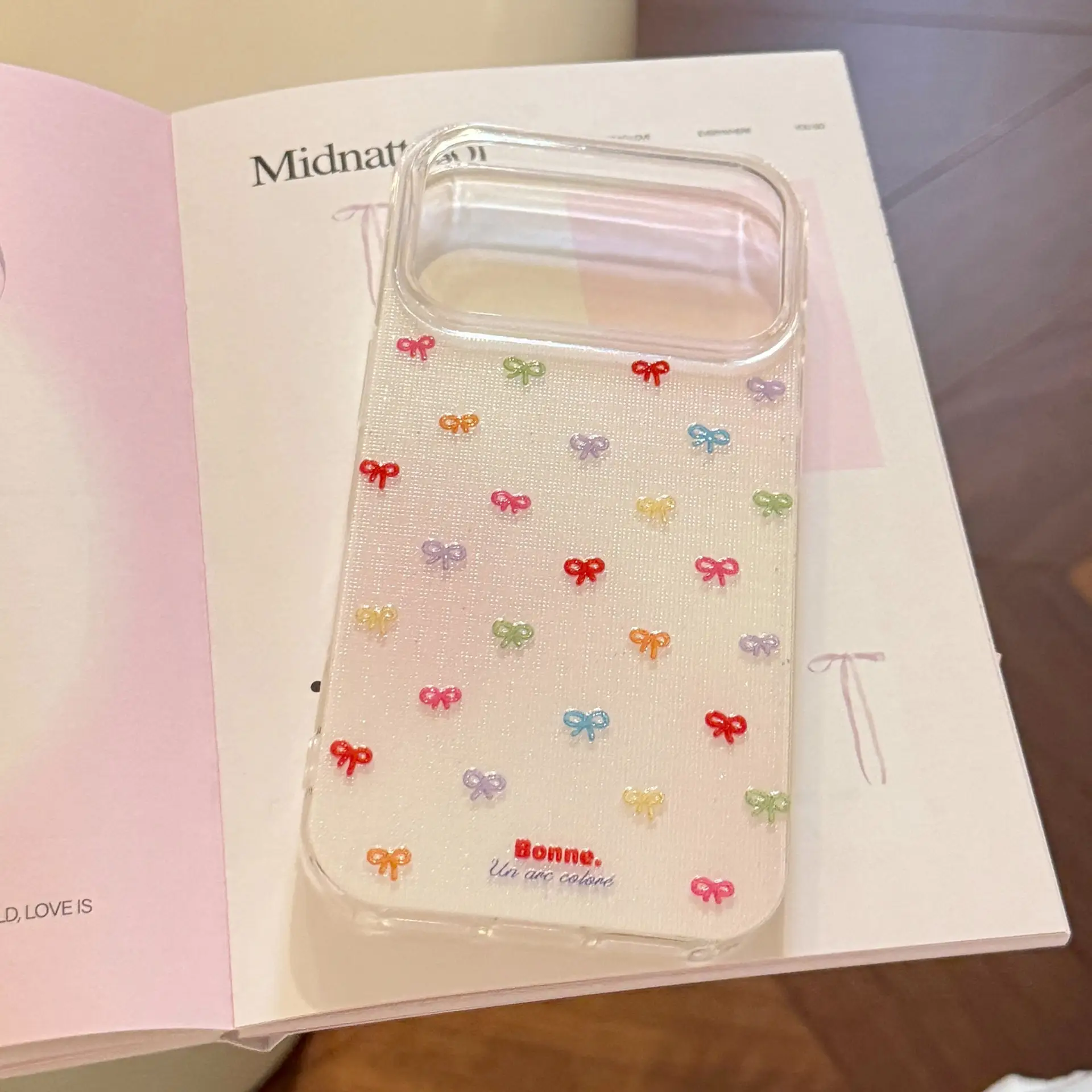 Colorful Bowknot Full-Screen Shatterproof Hard Phone Case