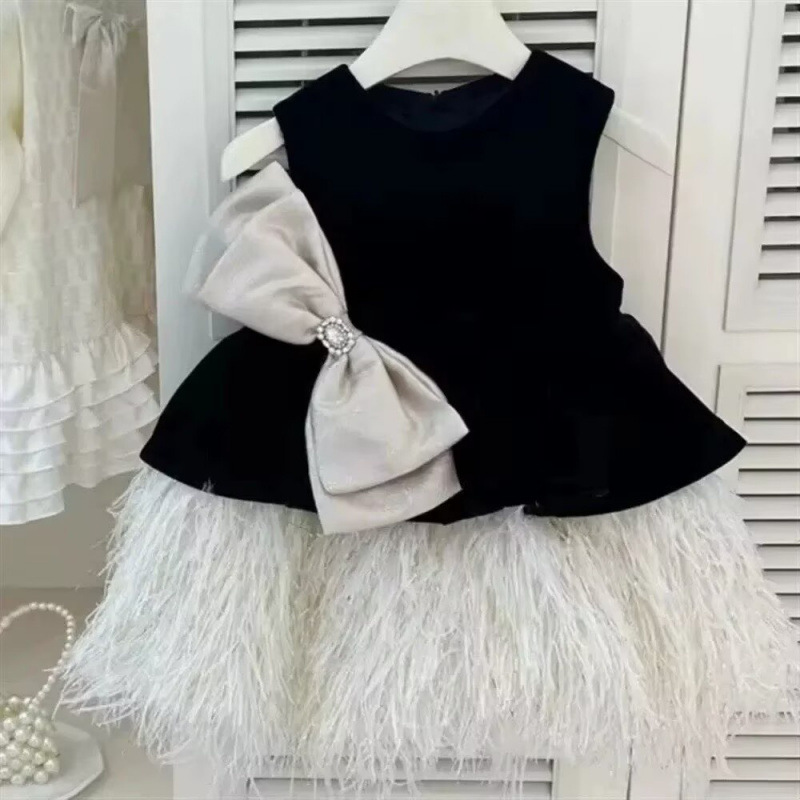 Hepburn-style Summer Dress For Girls