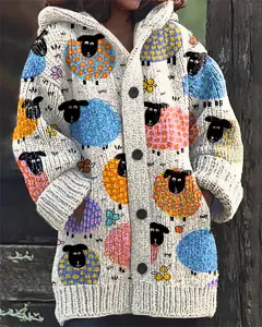 Sweater Autumn And Winter Loose Twist Cardigan - 9 Style-Xl - View 1