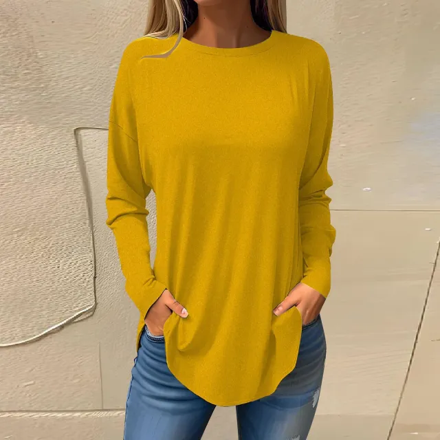 Women's Versatile Long Sleeve T shirt Personalized Street Style Loose Print G67Z1976 - Shop at LoveMi