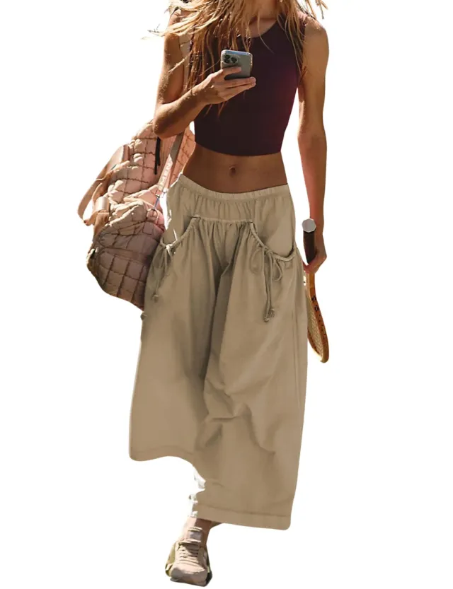 European And American Street Fashion Casual Pants Camel - Shop at LoveMi