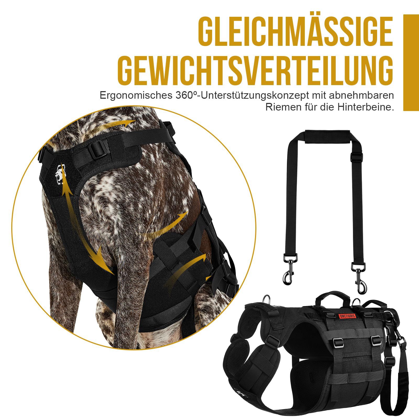 Tactical Vest Outdoor Dog Harness — foto 4