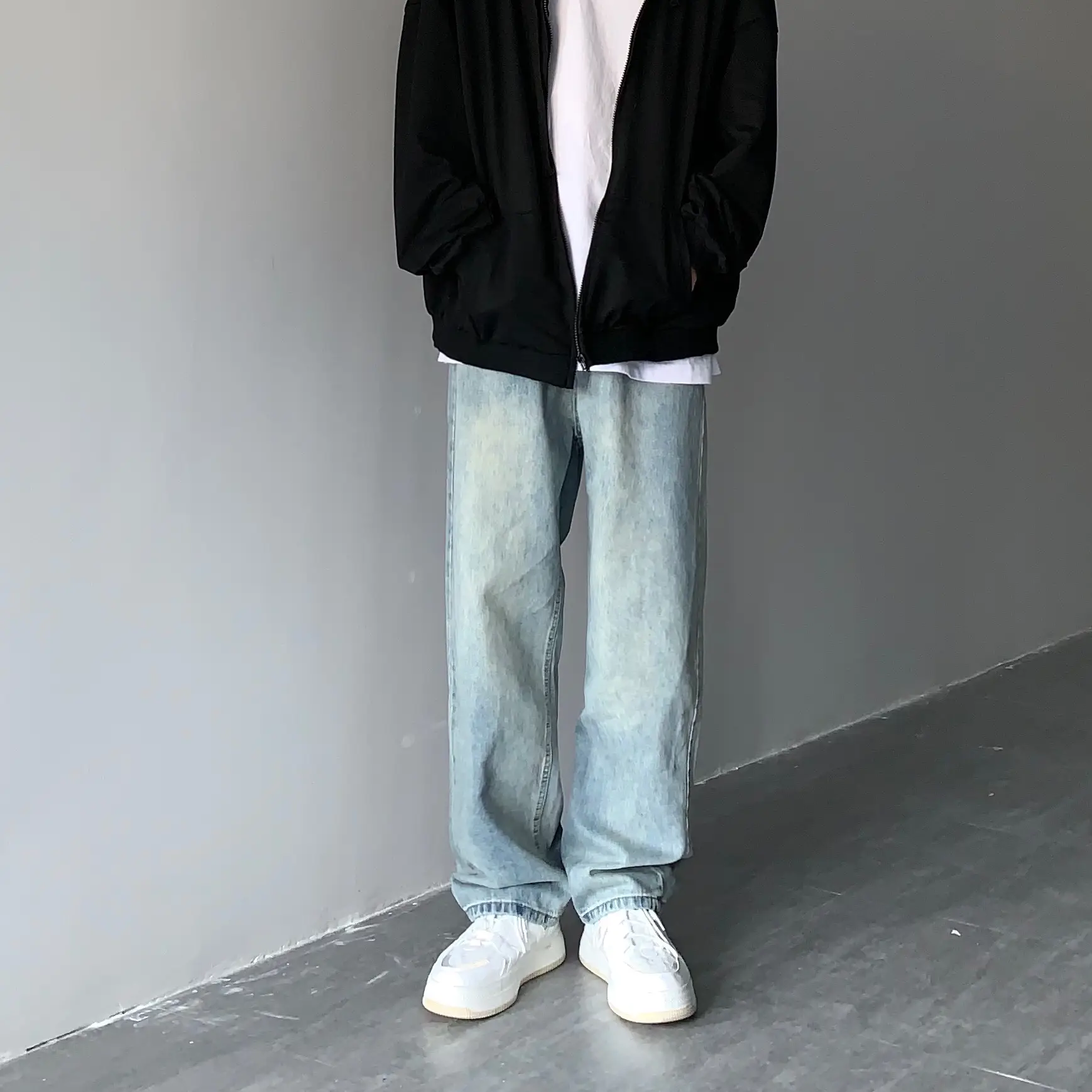 Wide-leg Jeans Men And Women
