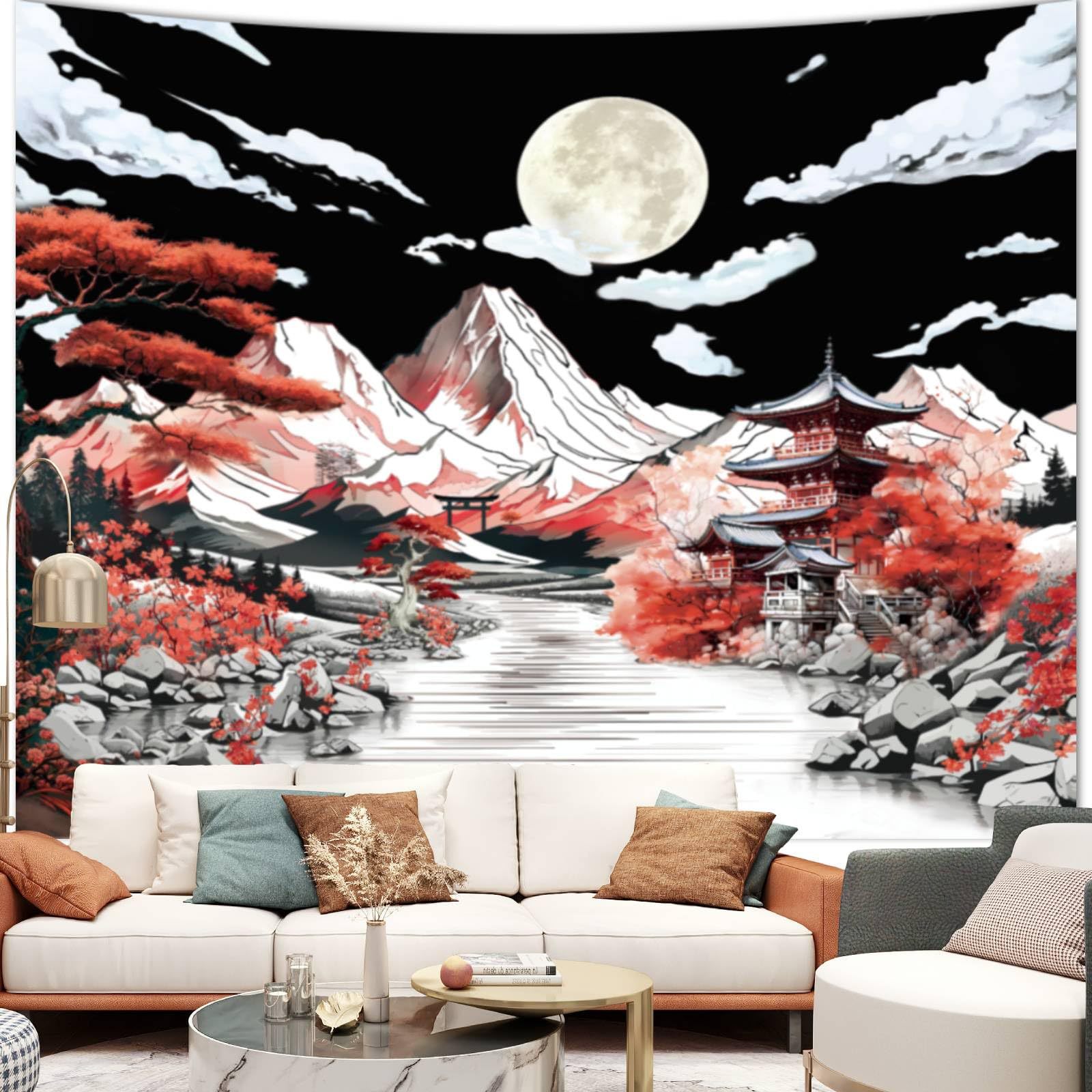 Mountain Scenic Tapestry Wall Hanging, picture 3 of 8