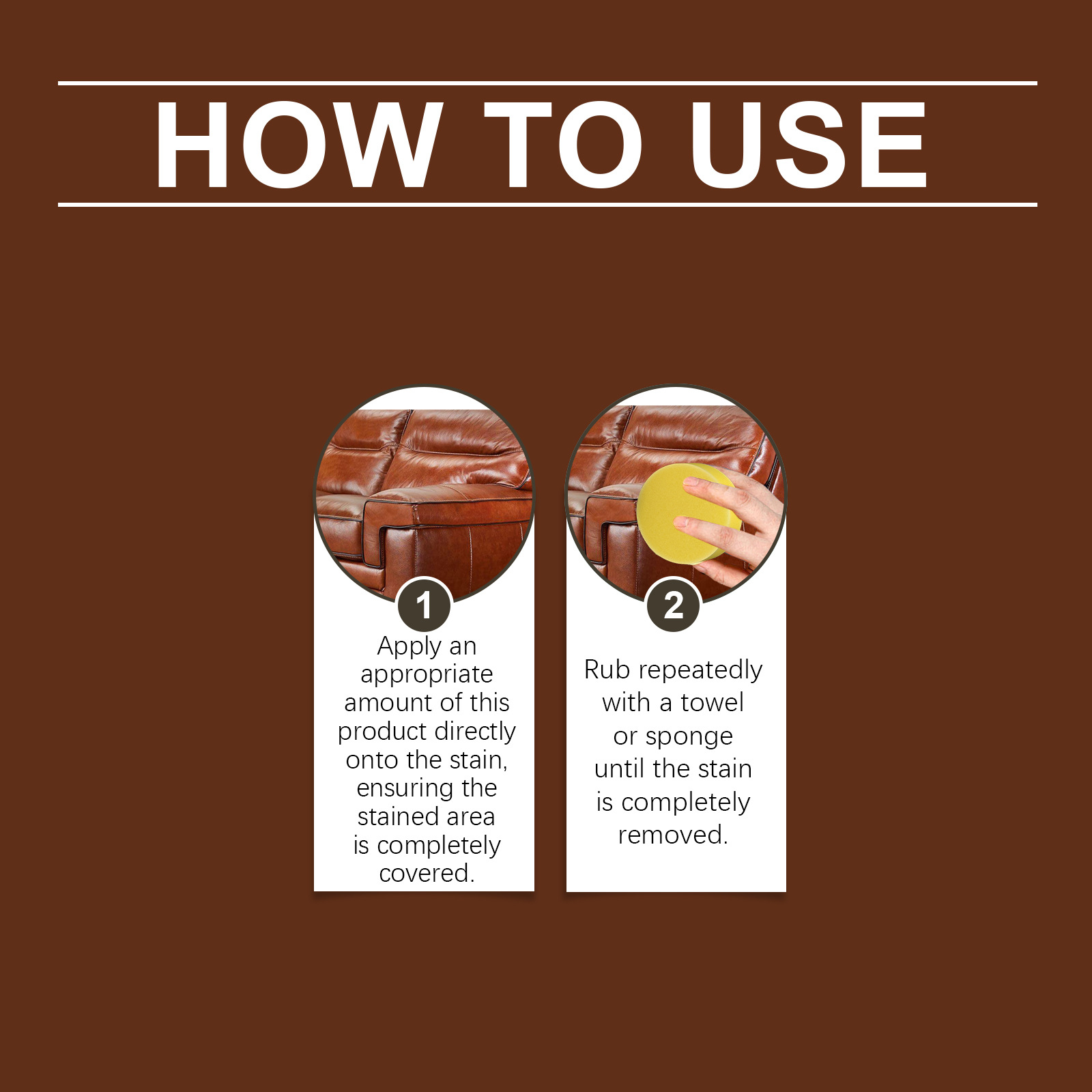 Professional leather cleaning formula with gentle ingredients