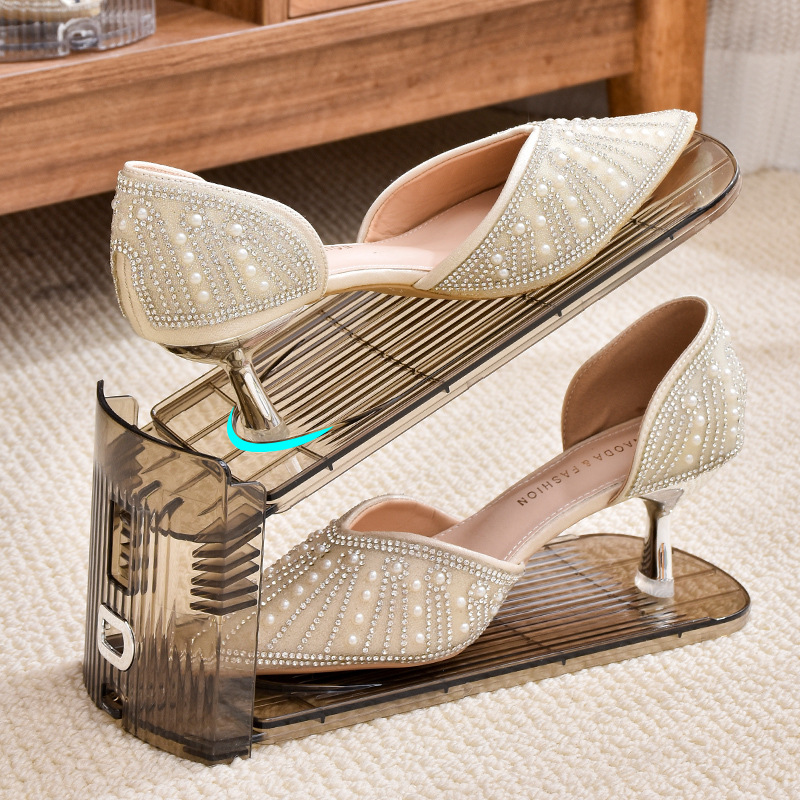 Household Plastic Transparent High-Heel Organizer