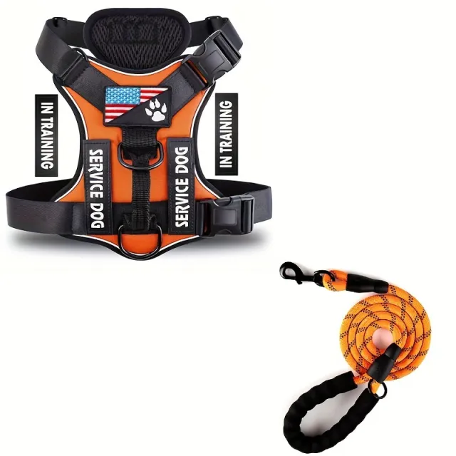 Pet Dog Breast Strap Dog Leash Dog Leash Orange - Shop at LoveMi